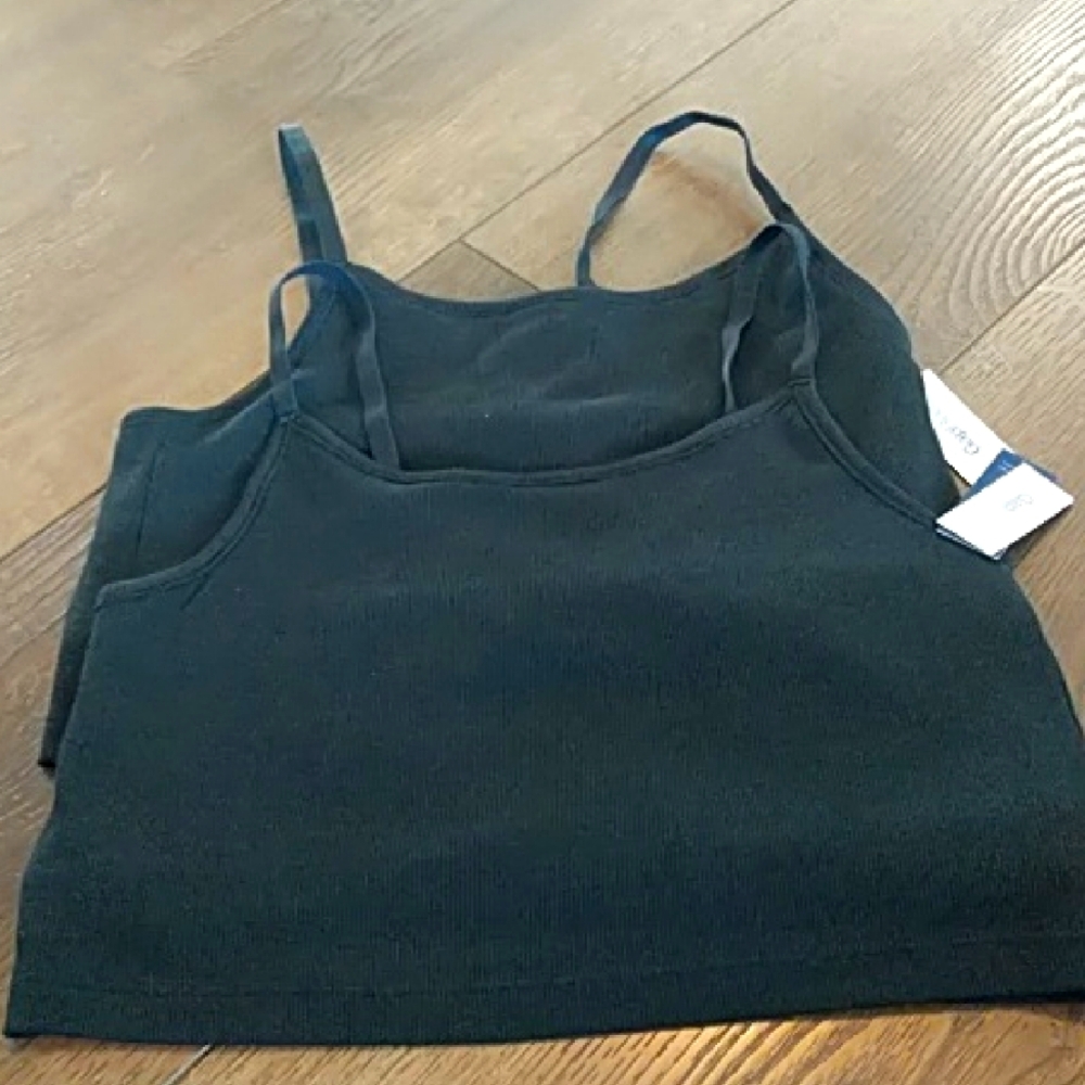 New Bundle of 2 Gapbody Cotton Ribbed Cami Top Large